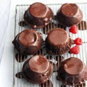 Dark Chocolate Raspberry Cakes