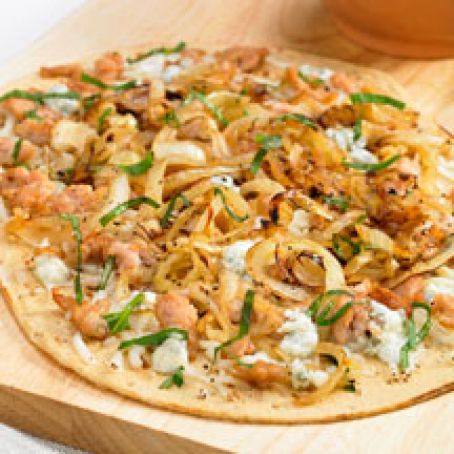 Sausage, Blue Cheese Pizza