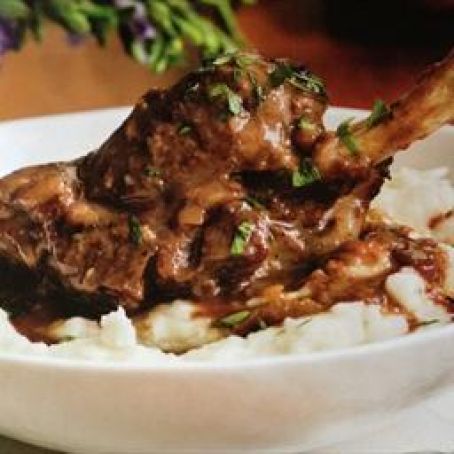 Lamb Shanks Braised With Cinnamon And Honey