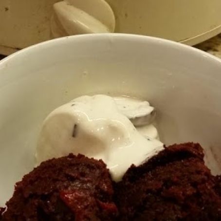 Chocolate Cherry Slow-Cooker Pudding Cake