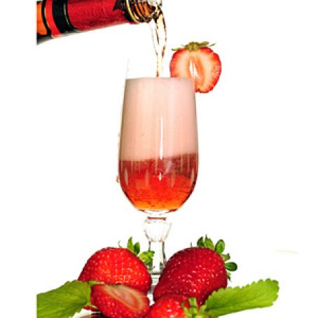 Strawberry Mimosas
