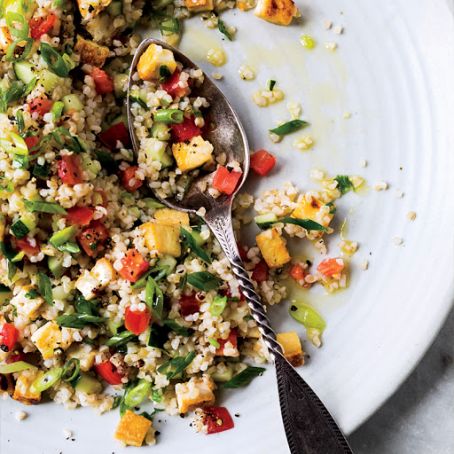 Seared Tofu Tabbouleh