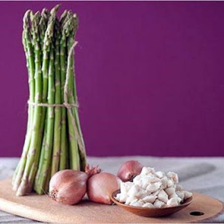 CRAB & ASPARAGUS TART