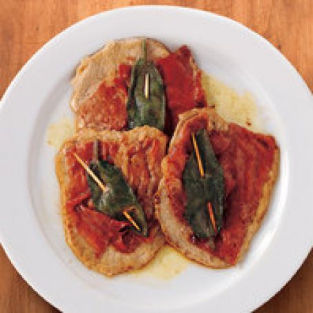 roman-style veal saltimbocca