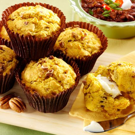 Spicy Cornbread Muffins