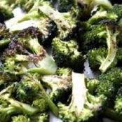 Roasted Broccoli Florets with Basil and Lemon