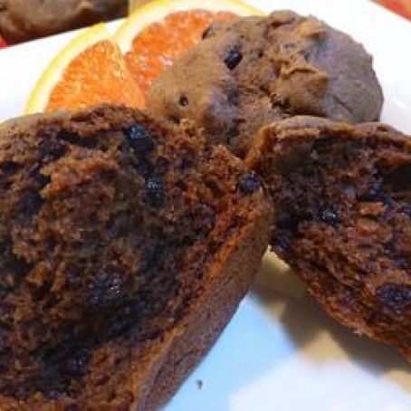 Chocolate Chocolate Chip Muffins (gluten free)