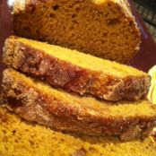 Pumpkin Bread with Sweet Glaze