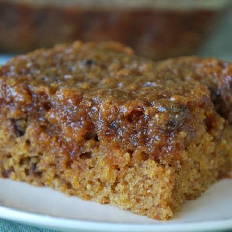 Gooey Prune Cake with Buttermilk Icing