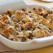SAUSAGE-EGG-CHEESE STRATA {bobby deen}