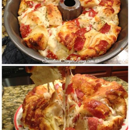 Pull Apart Pizza Bread
