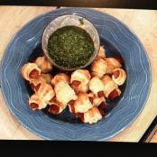 Pigs in a Blanket(Spicy) with Chimichurri Dip (Appetizer)