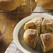 Apple Filled Cinnamon Sugar Doughnuts