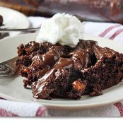 Salted Caramel Chocolate Dump Cake