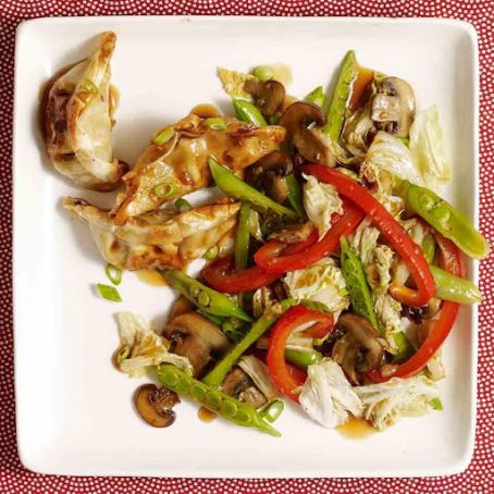 POTSTICKER & VEGETABLE STIR-FRY