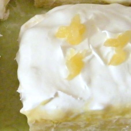Pineapple Sour Cream Bars
