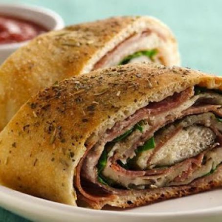 Prosciutto-Spinach Spirals