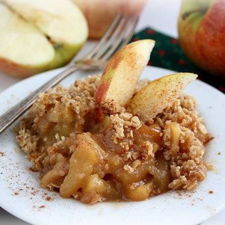 Snappy Ginger Apple Crisp