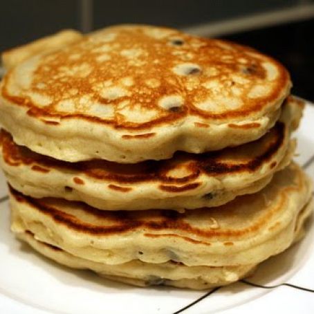Sour Cream Blueberry Pancakes