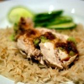 Zak Pelaccio's Chicken Breasts with Garlic-Chili-Ginger Sauce