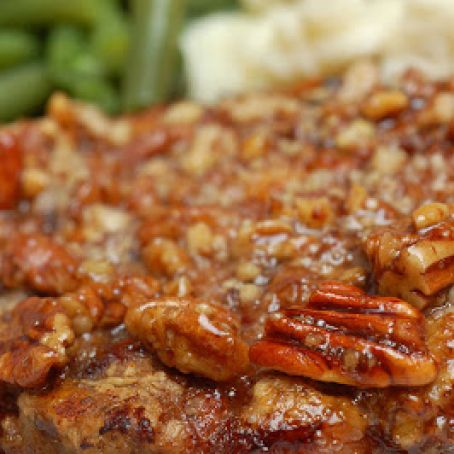 Honey Pecan Pork Chops