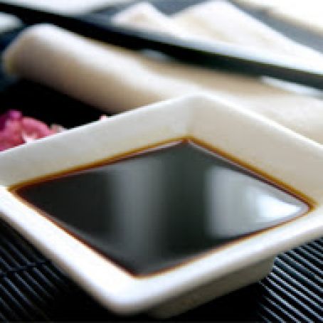 Salsa de gengibre y soya