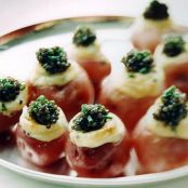 Twice-Cooked Potatoes with Caviar