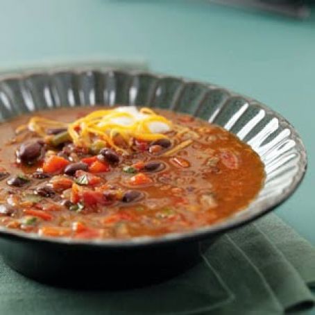Spicy Black Bean Soup Recipe