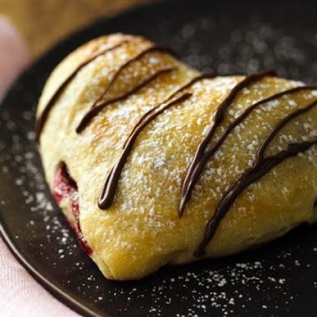 Chocolate Raspberry Hearts