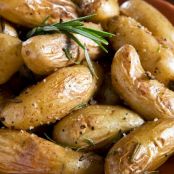 Sides (Roasted Fingerling Potatoes)