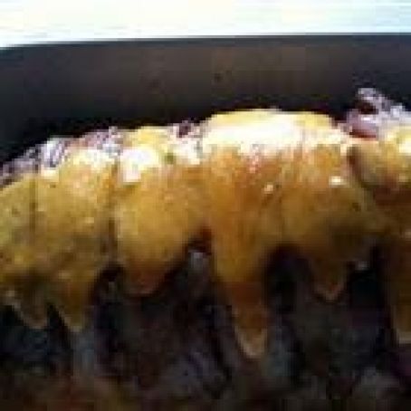 Dad's Cheesy Bacon Wrapped Meat Loaf
