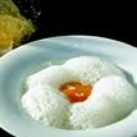 Fried Egg with Ham and Demerara Caramel