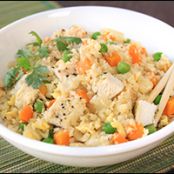 Chicken Cauliflower Fried Rice  | Hungry Girl