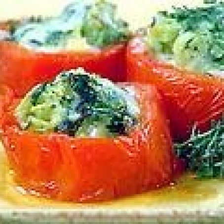 Zucchini Stuffed Tomatoes