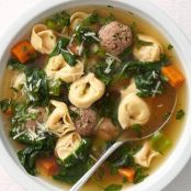 Meatball-Tortellini Soup