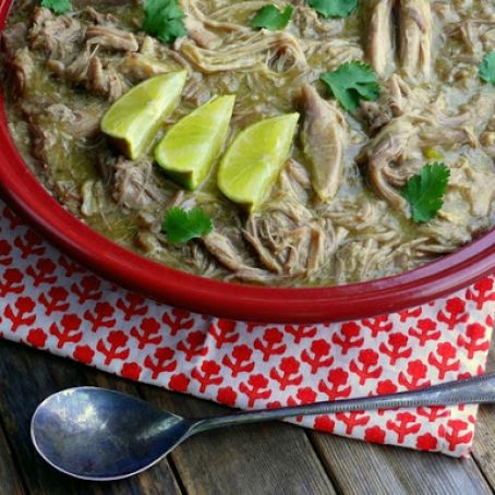 Slow Cooker Pulled Pork Chile Verde
