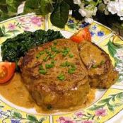 Filet Mignon with Garlic Mustard Sauce
