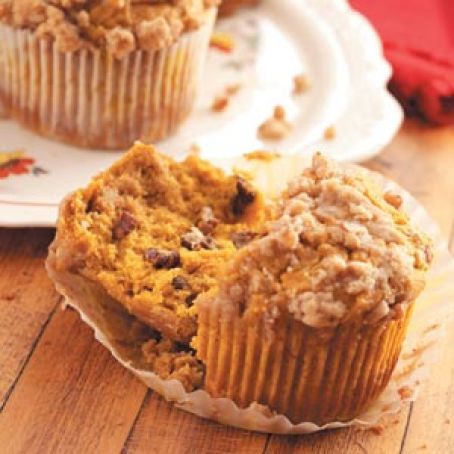 Jumbo Pumpkin Pecan Muffins Recipe
