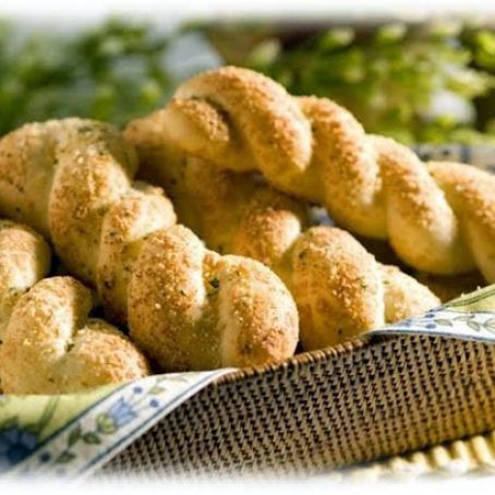 Twisty Buttery Breadsticks