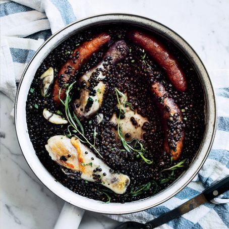 Lentil-and-Chicken Cassoulet