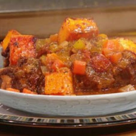 Beef Stew with Bacon and Butternut Squash