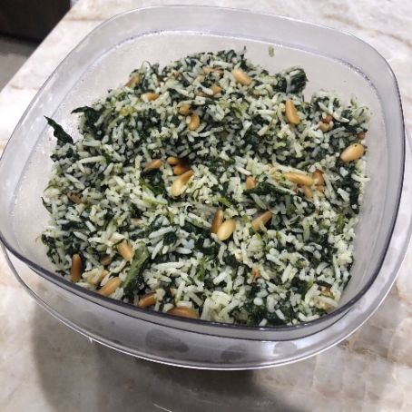 Sesame Spinach Rice