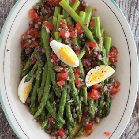 Catalan Asparagus Vinagrette