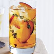 Iced Tea With Plums and Thyme