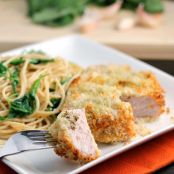 Pesto Stuffed Oven Baked Pork Chops