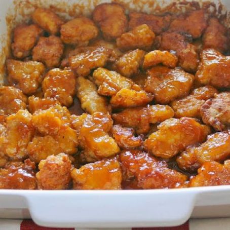 Baked Asian Sticky Nuggets