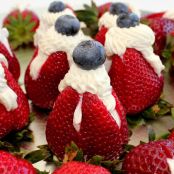 Cream Cheese Stuffed Strawberries