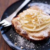Pear Bruschetta with Hazelnut Cream