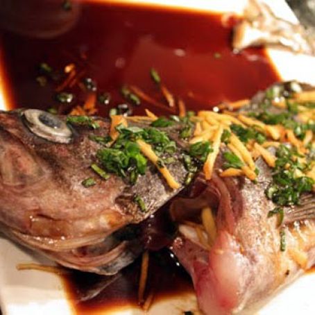 GRILLED WHOLE FISH w/SWEET & SOUR VEGGIES