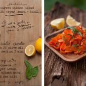 Sauteed Carrot Ribbon Salad